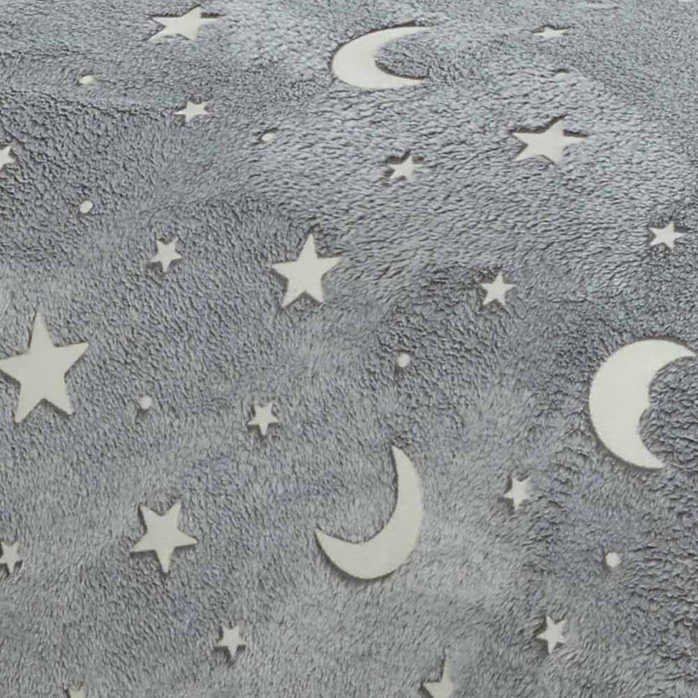Sleepdown Fleece Stars Glow in the Dark Duvet Set Single Image 3