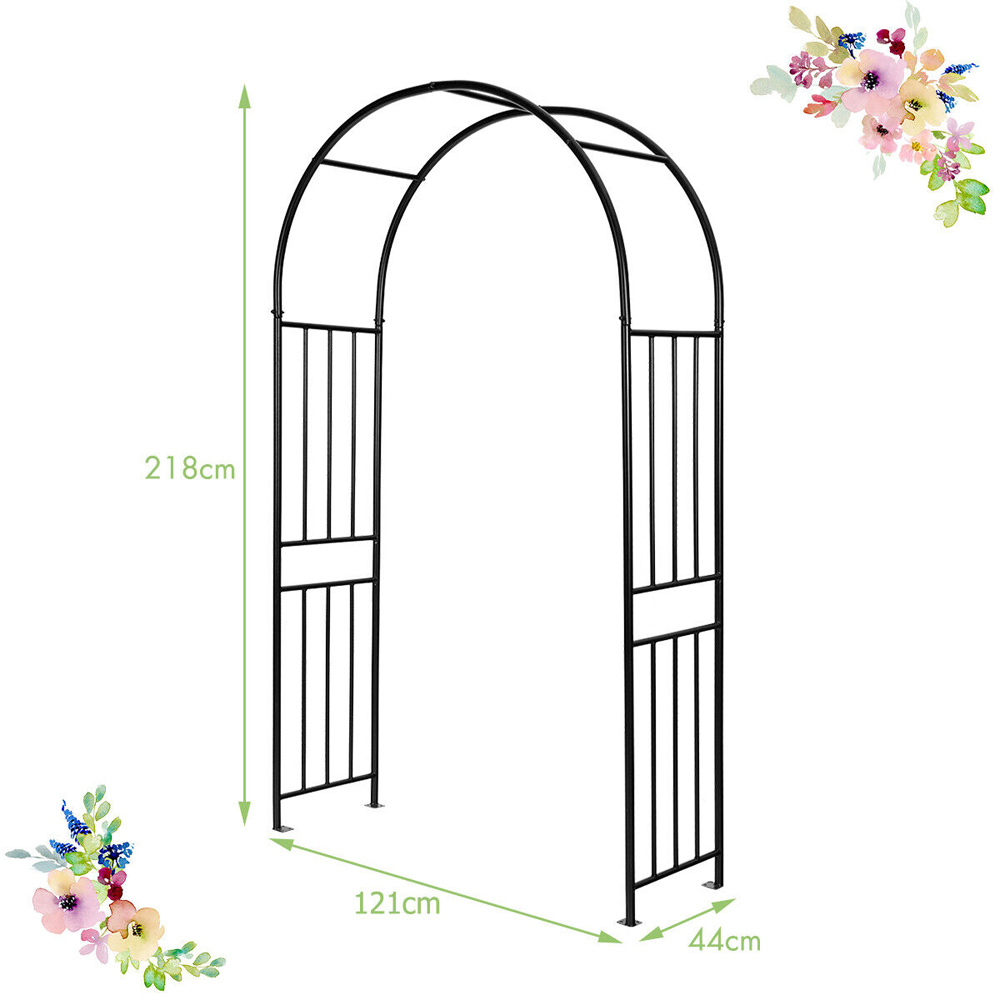 Costway 7 x 3.9ft Climbing Plant Garden Arch Image 9