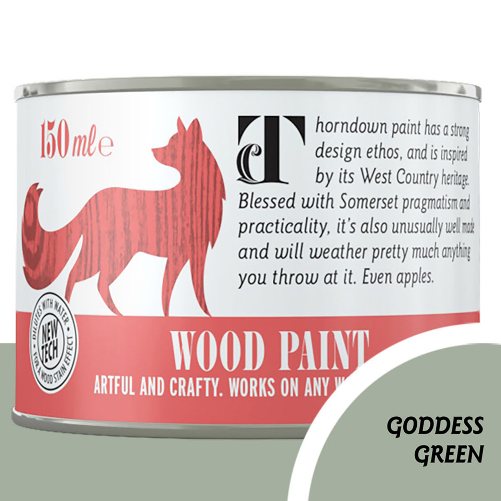 Thorndown Goddess Green Satin Wood Paint 150ml Image 3