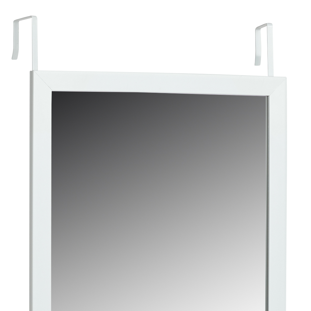 Wilko White Over Door Mirror Image 2