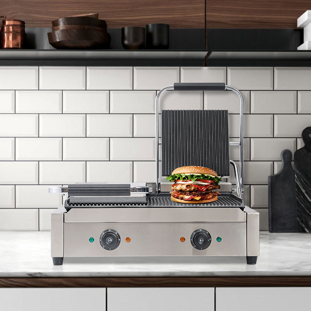 Kei AI0164 Double Sided Electric Heat Press and Grill 3600W Image 2
