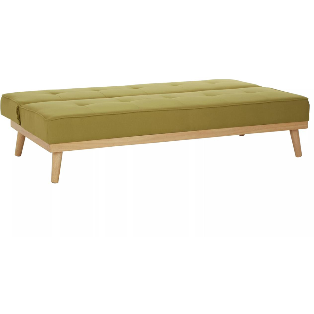Premier Housewares Stockholm 3 Seater Green Sofa Bed Image 3