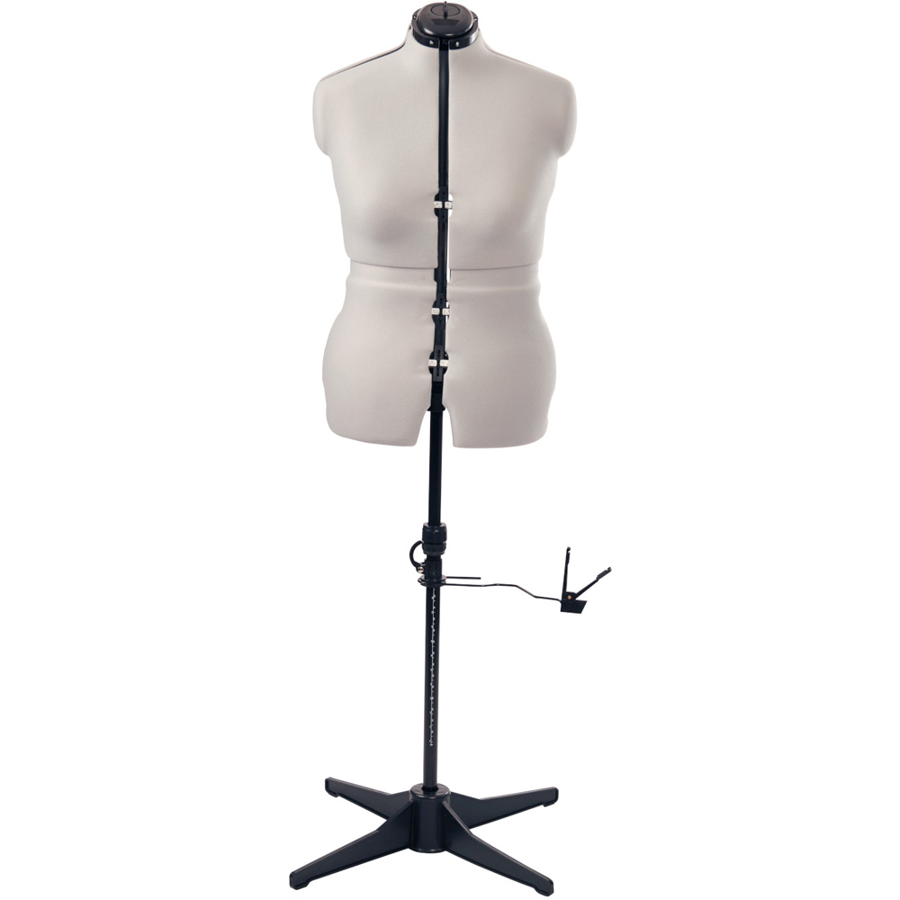 Sewing Online SW151-GREY Grey Adjustable 8-Part Dressmakers Dummy with Hem Marker Medium Image 4