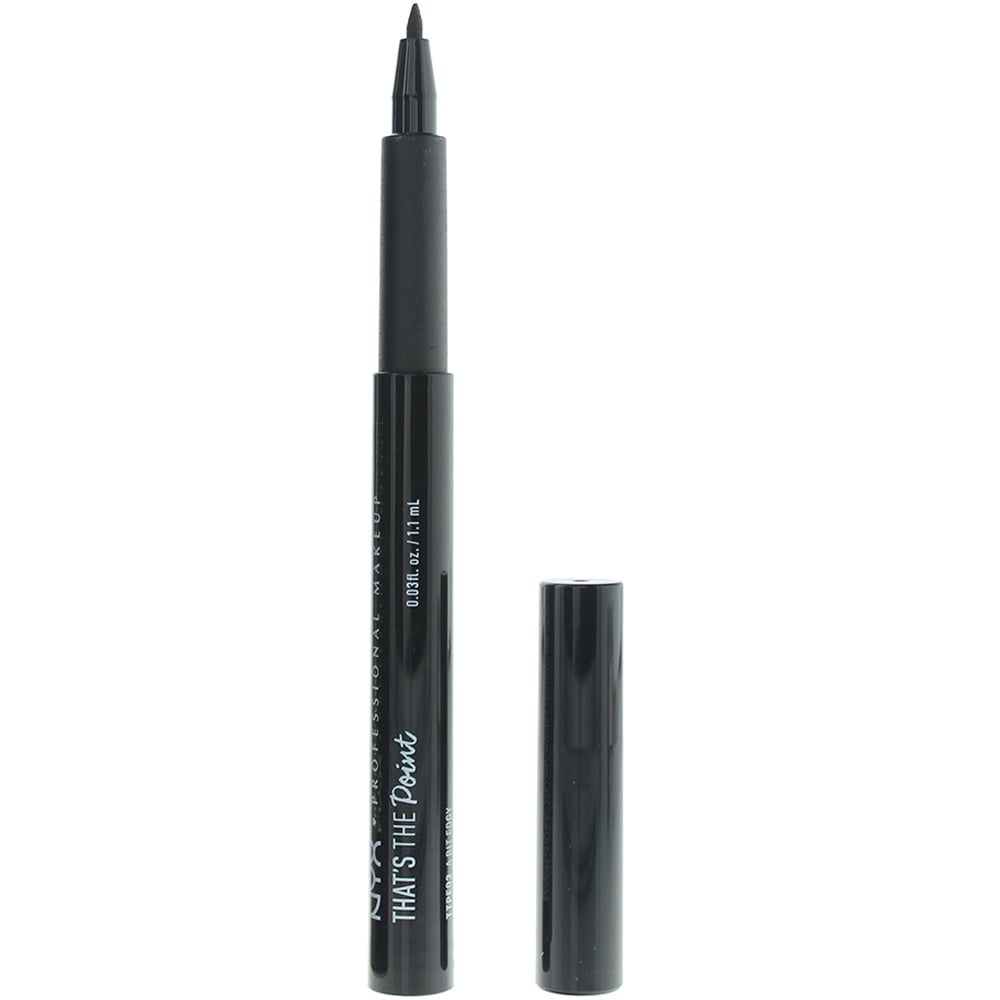 NYX Professional Makeup That's The Point A Bit Edgy Liquid Eyeliner 1 Black Image 1