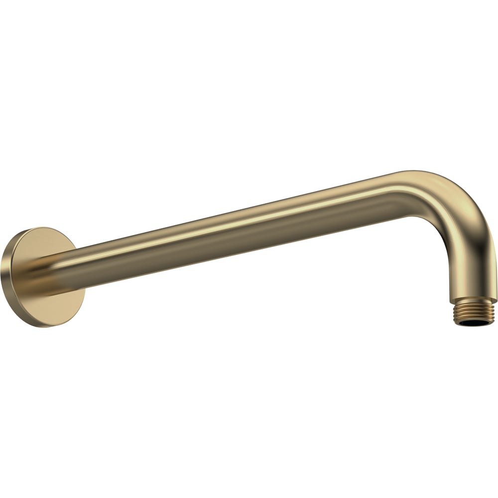 nuie Brushed Brass Wall Mounted Arm Image 1
