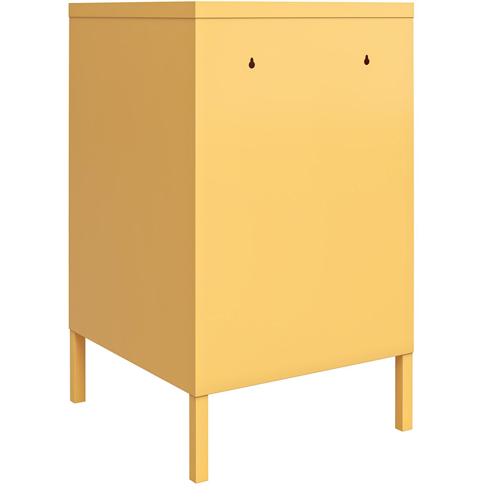 Novogratz Cache Yellow Metal Locker End Table Image 5