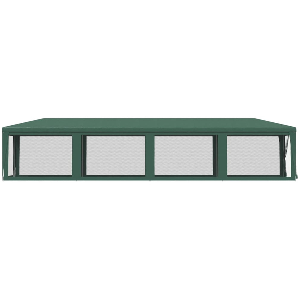 vidaXL 3 x 12m Green Party Tent with 10 Mesh Sidewalls Image 4