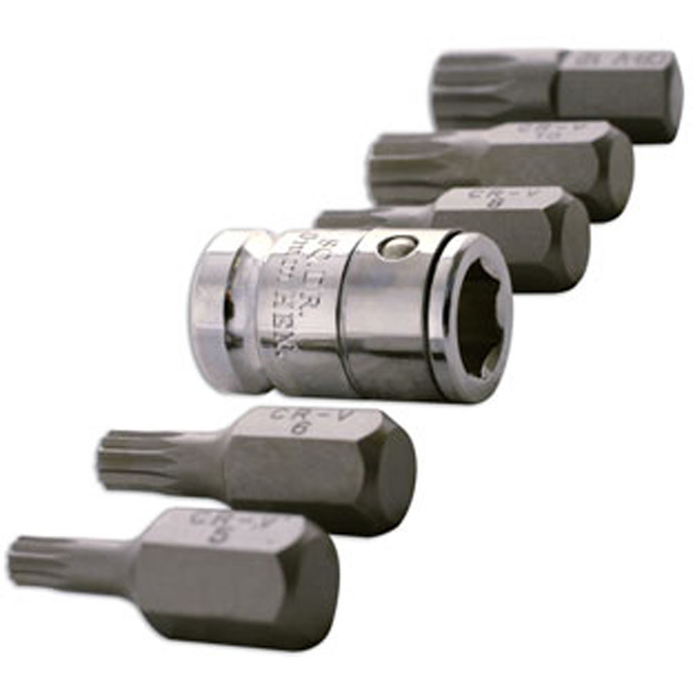 Laser 592 6 Piece Spline Bit Set Image 4