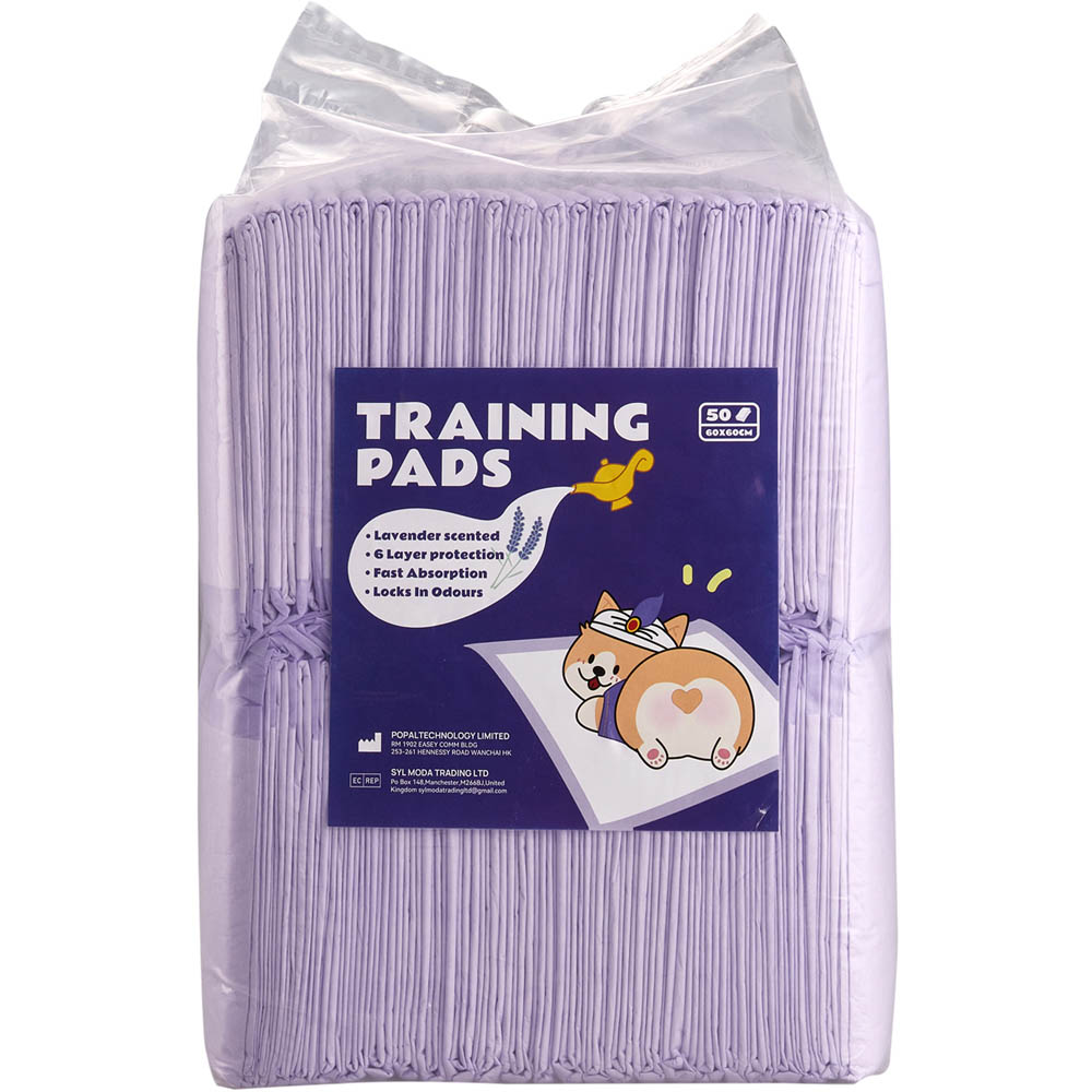 H&O Direct 50 Piece Super Absorbent Pet Toilet Training Pad Image 1