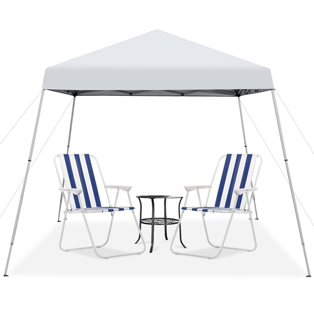 Costway 3 x 3m White Pop Up Gazebo Image 2