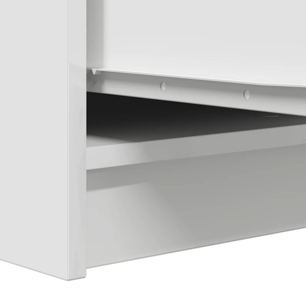 vidaXL 3 Drawer White Sideboard Image 9