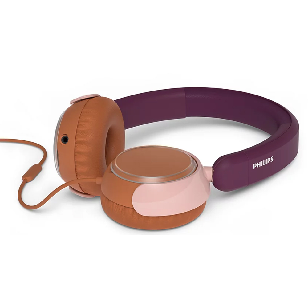 Philips TAK2000 Magenta Kids Wired On-Ear Headphones Image 6