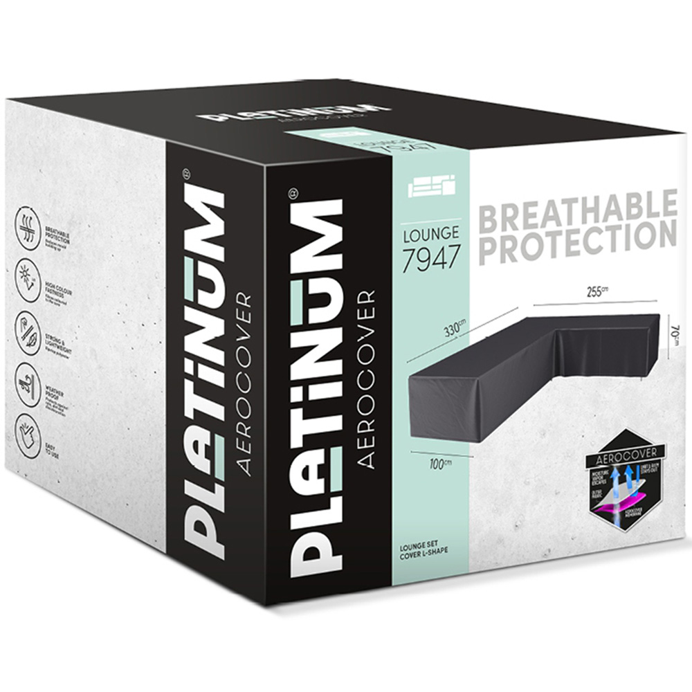 Platinum AeroCover Left Hand L Shaped Garden Sofa Cover Image 2