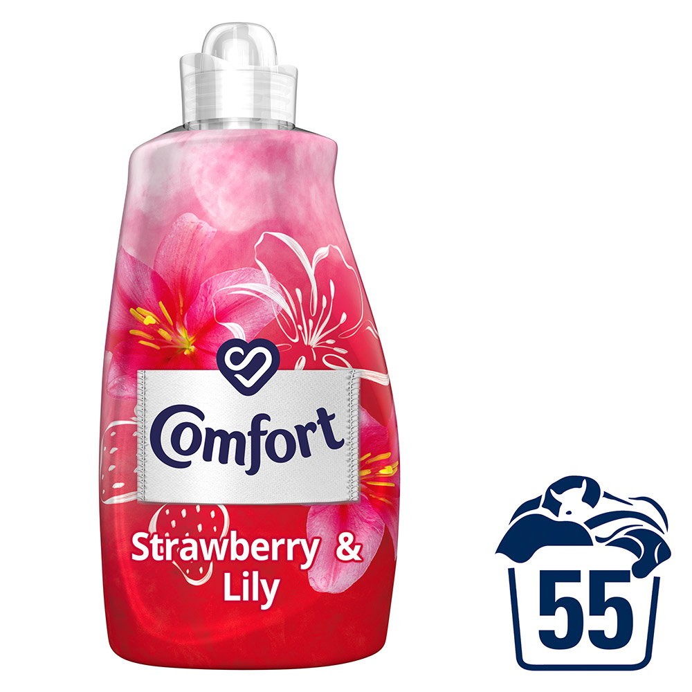 Comfort Creations Strawberry Fabric Conditioner 55 Washes 1.925L Image 1