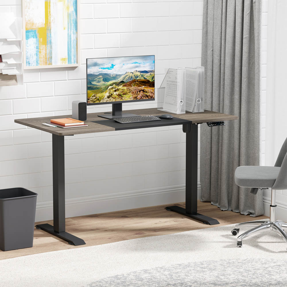 Portland Vinsetto Height Adjustable Electric Standing Desk Black Image 6
