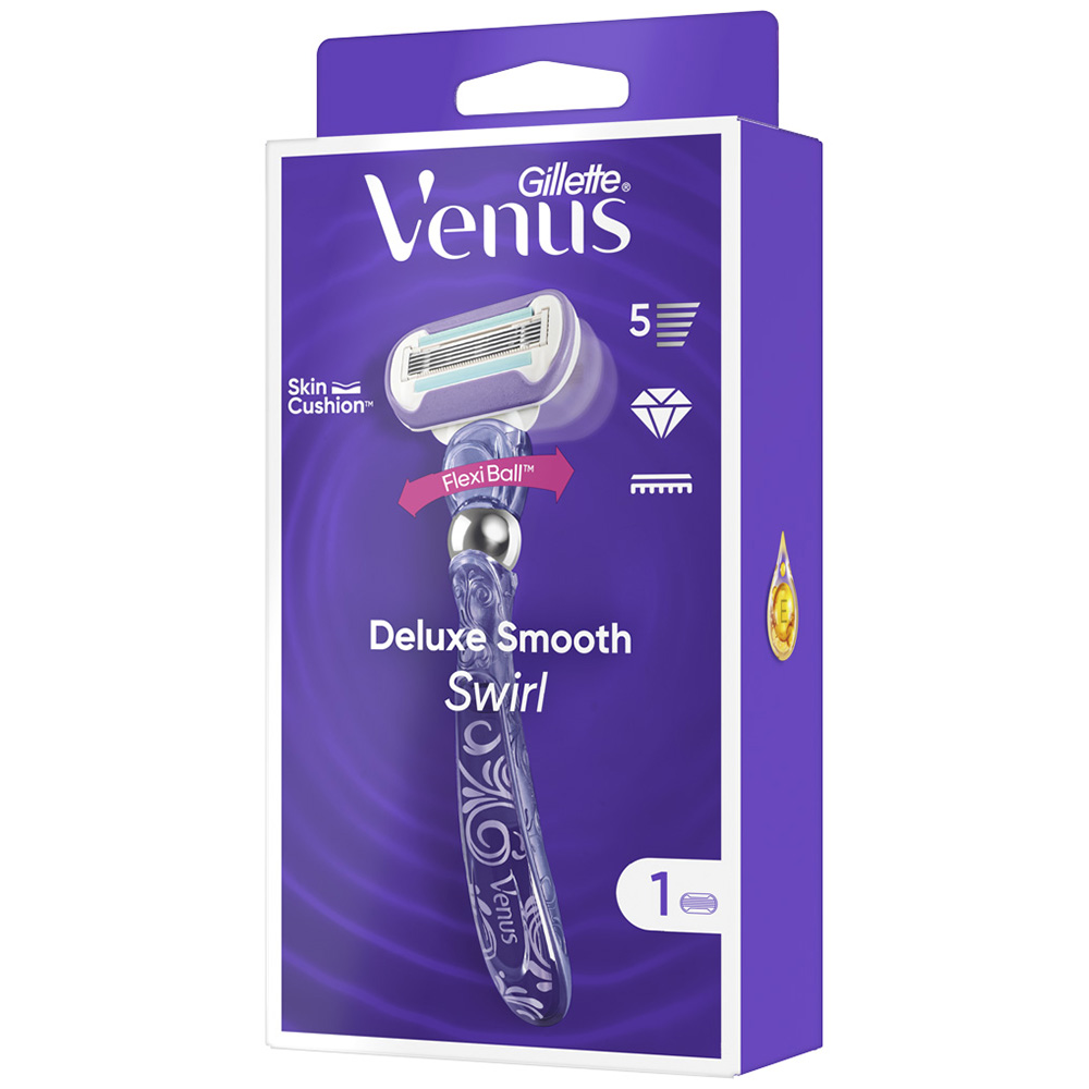 Gillette Venus Deluxe Smooth Swirl Razor 1 Blade Image 4