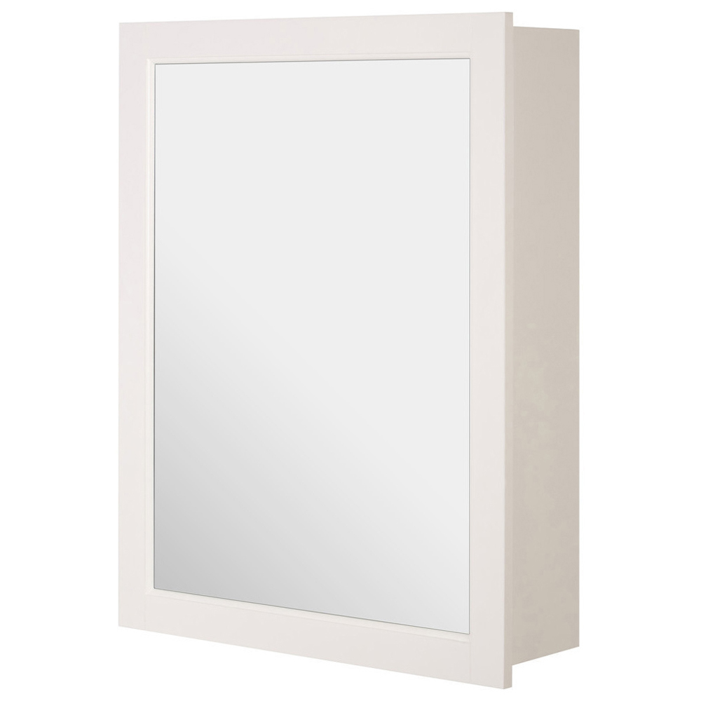 Premier Housewares White Mirror Bathroom Cabinet Image 6