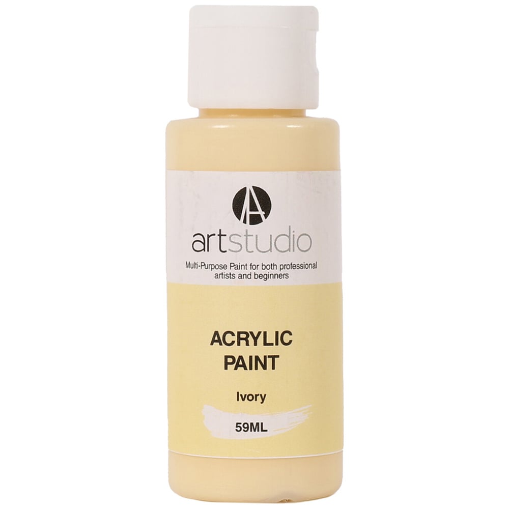 Art Studio Acrylic Paint   - Ivory / 59ml Image