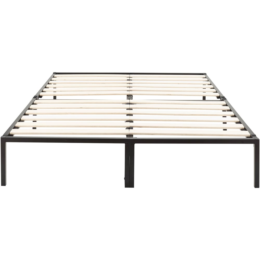 GFW Kore Double Black Platform Bed Frame Image 2