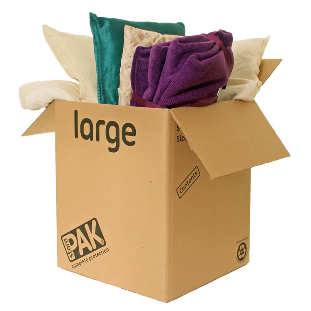 StorePAK Flat Packed Large Storage Boxes 5 Pack Image 3