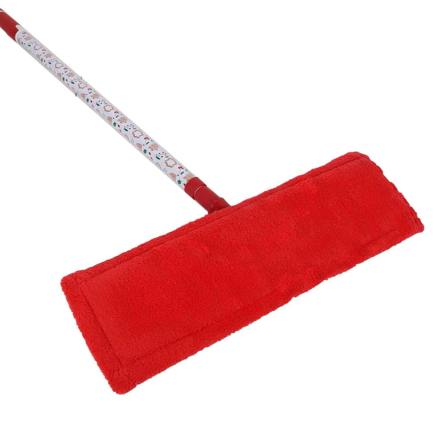 Gingerbread Flat Mop - White & Red Image 2