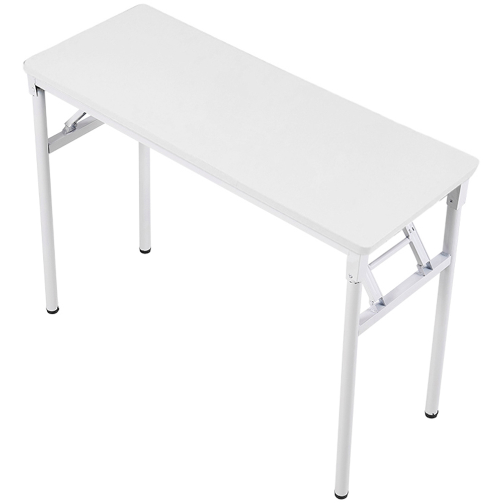 Living and Home Metal Frame Foldable Laptop Desk White Image 5