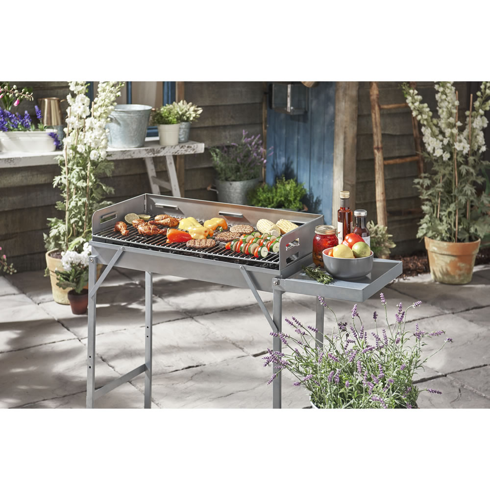 Wilko Large Foldable Charcoal BBQ Grill Image 2