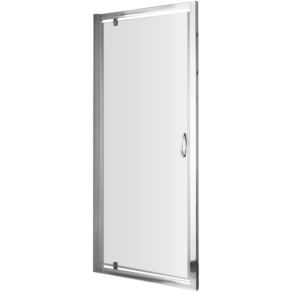 nuie Chrome Pivot Shower Door 900mm Image 1