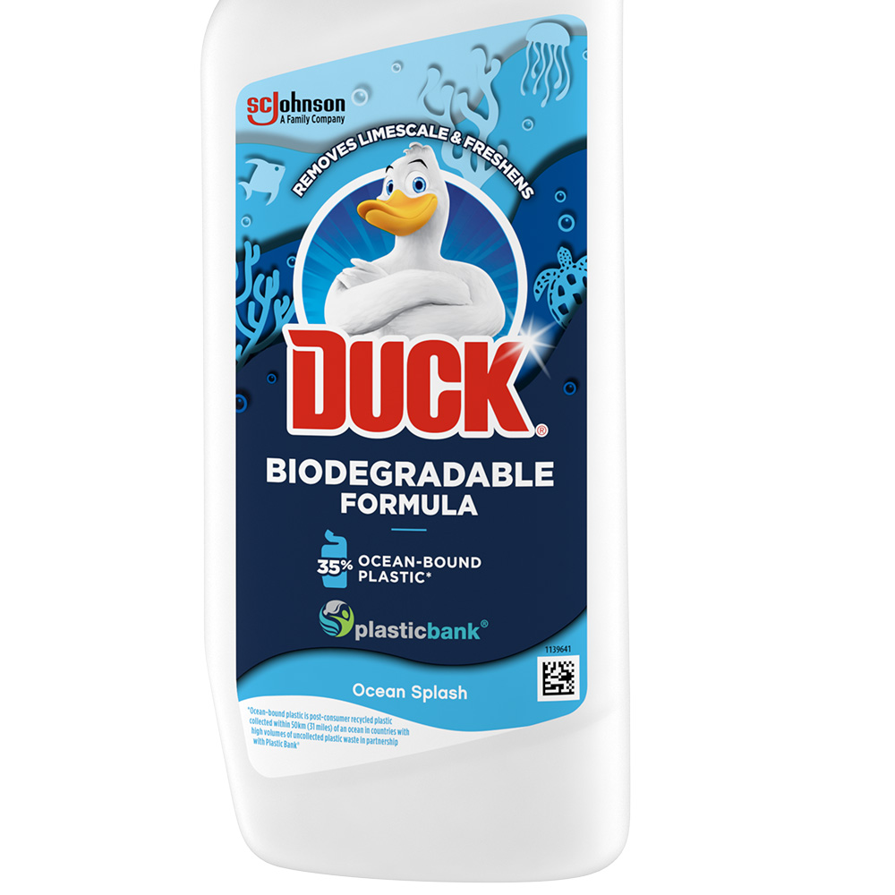 Duck Ocean Splash Biodegradable Formula Toilet Cleaner 750ml Image 3