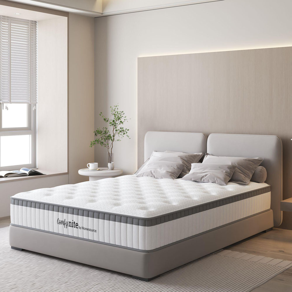 Home Source Vega Small Double Quilted Medium Firm Pocket Sprung Mattress Image 5
