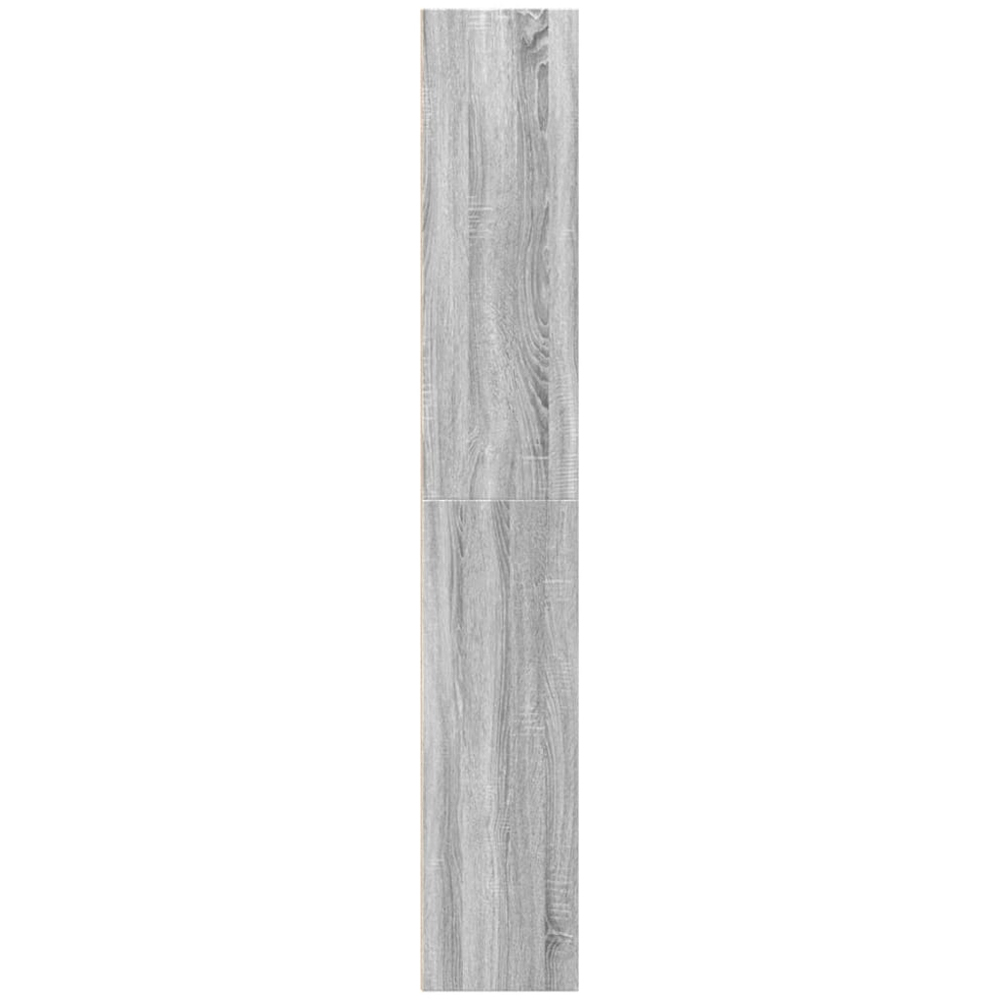 vidaXL 5 Shelf Grey Sonoma Bookcase Image 5