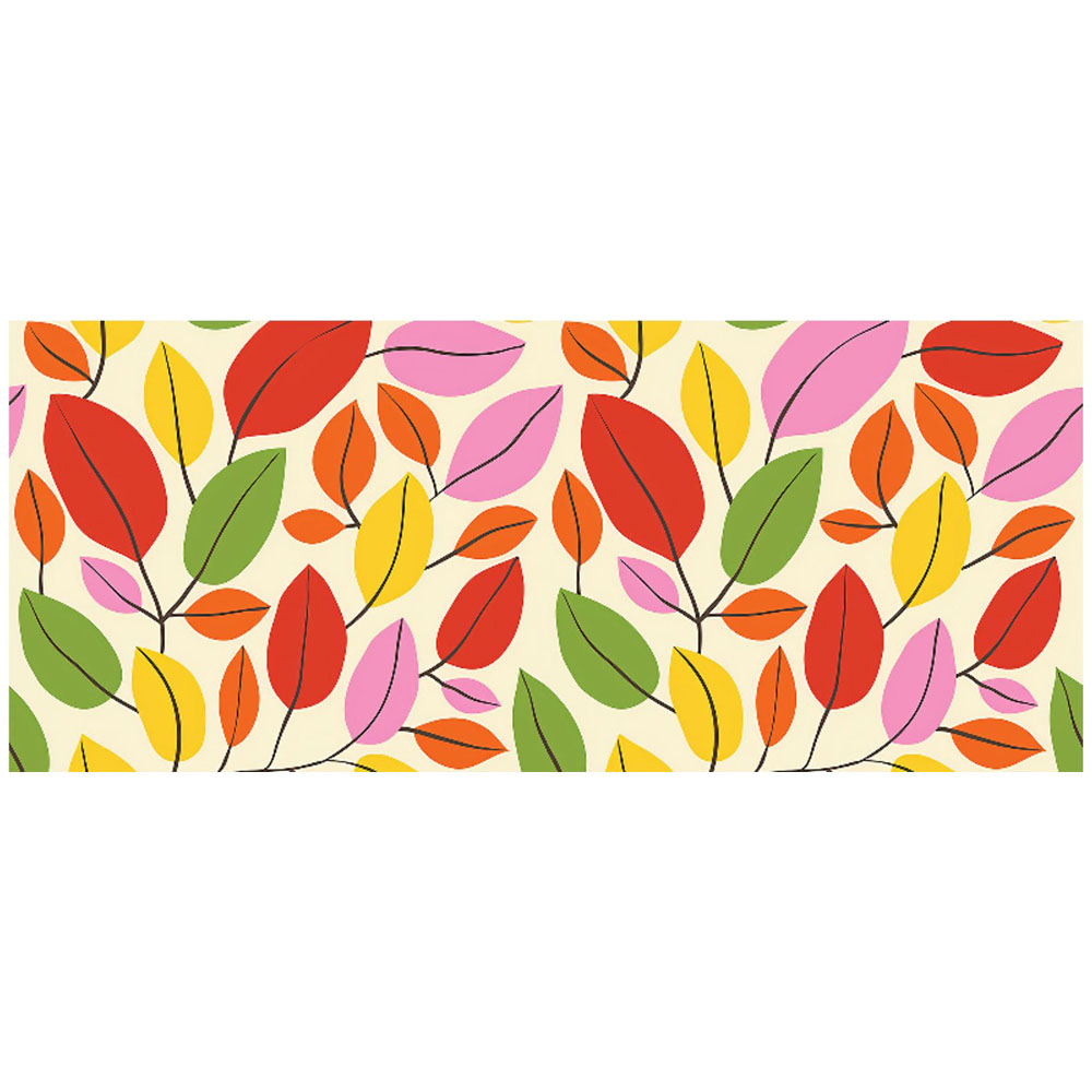 Warren Reed Designer Autumn Leaves Glass Bathroom Splashback 25 x 60cm Image 2