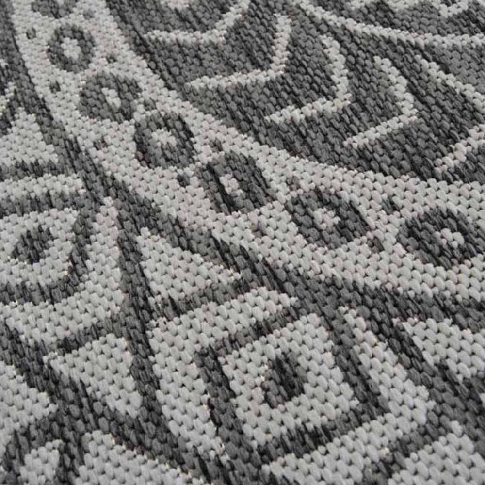 Homemaker County Grey Round Rug 133cm Image 3