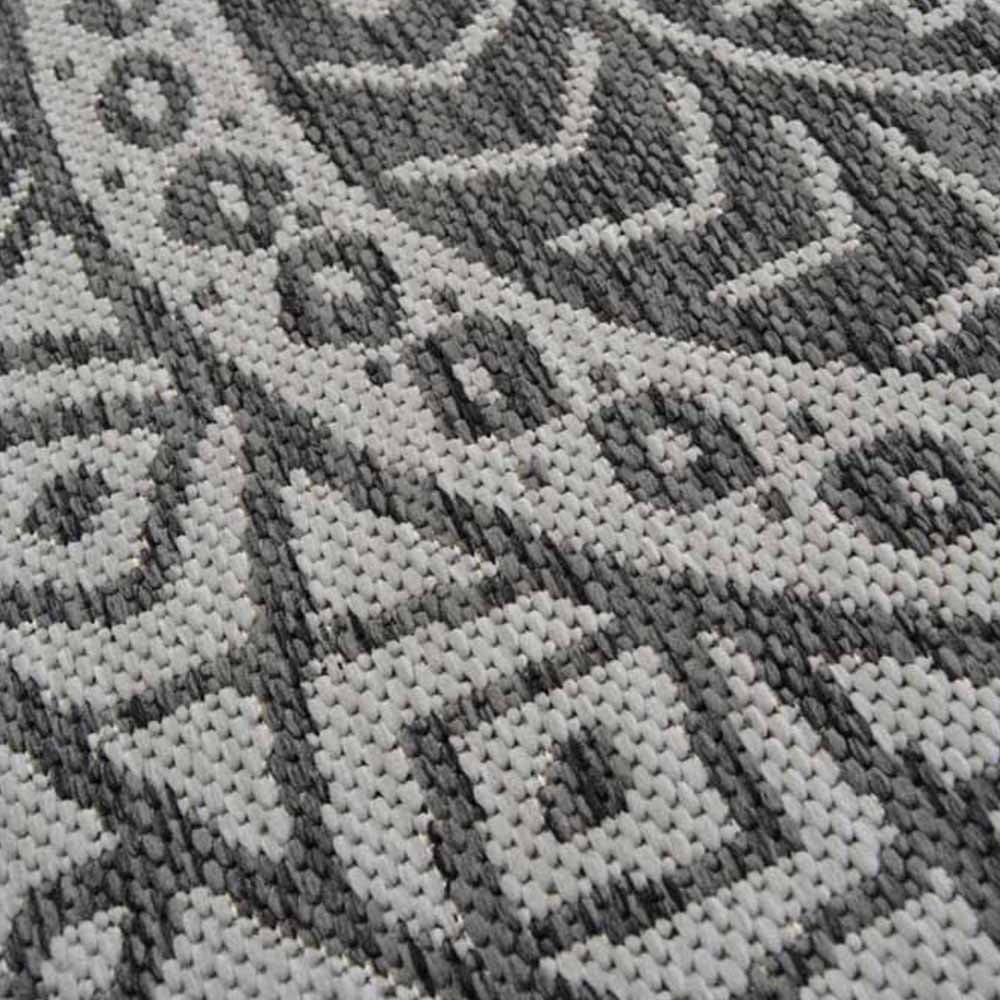 Homemaker County Circle Grey Rug 133cm Image 3