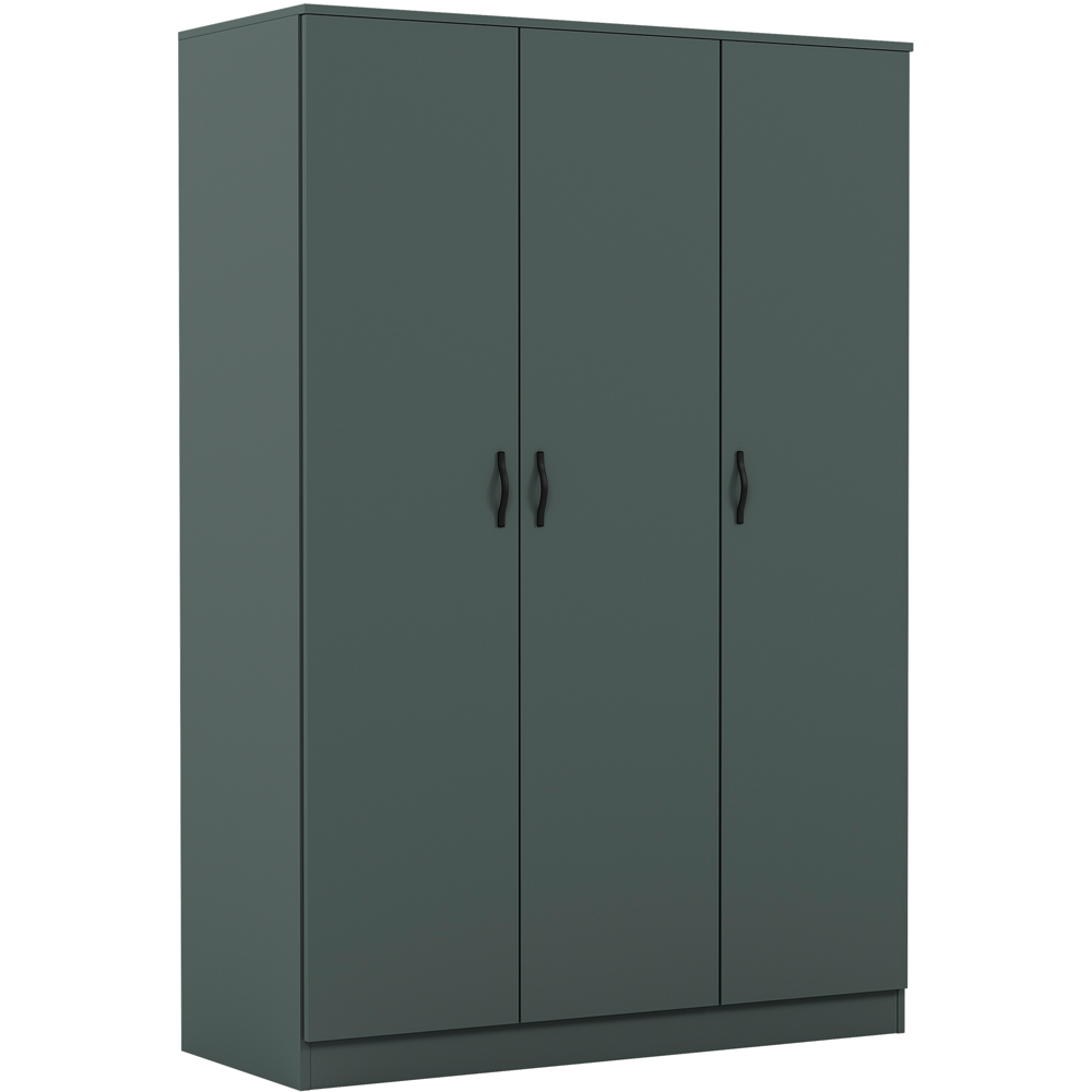 VIDA DESIGNS Riano 3 Door Green Wardrobe Image 2