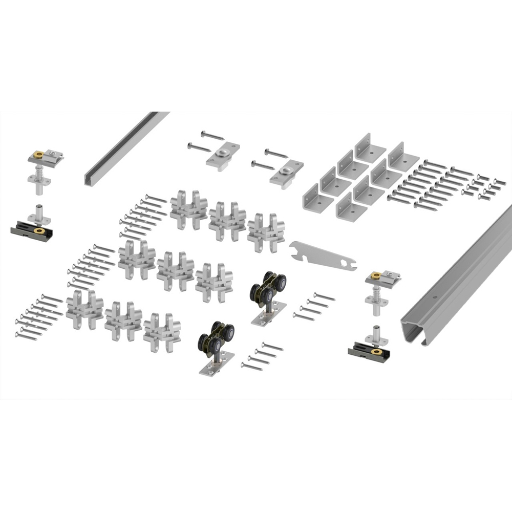 Coburn Foldaside 100 4 Door and Centafold 100 3 ½ Door Set 2.4m Image 1