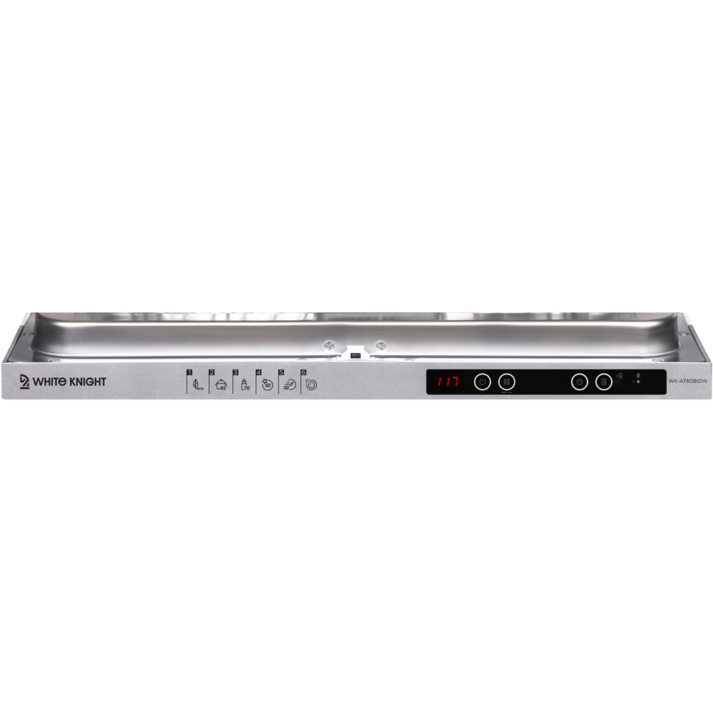 White Knight WK-AT60BIDW 60cm White Integrated Full Size Dishwasher Image 6