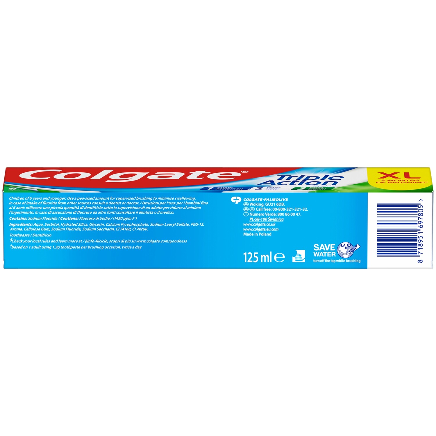 Colgate Triple Action Toothpaste 125ml Image 5