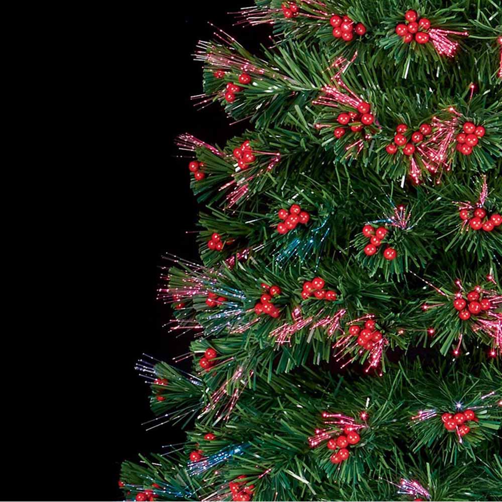 Premier 1.2m Fibre Optic Artificial Christmas Tree with Berries Image 3