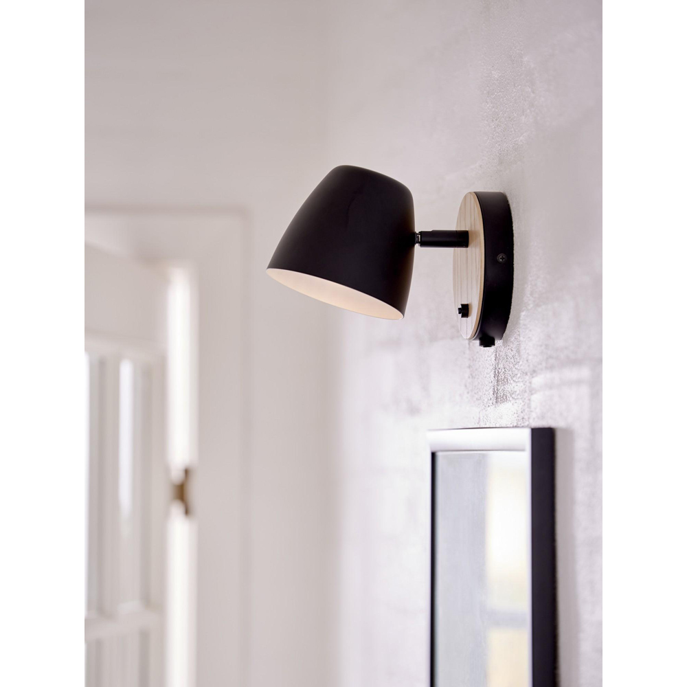 Nordlux Theo Black Wall Light Image 2