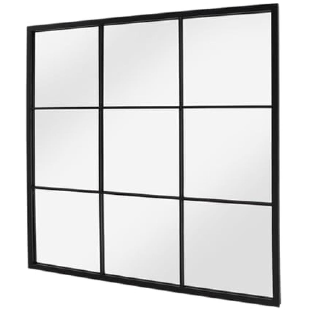 Fallen Fruits Black Square Outdoor Wall Mirror 90 x 90cm Image 2
