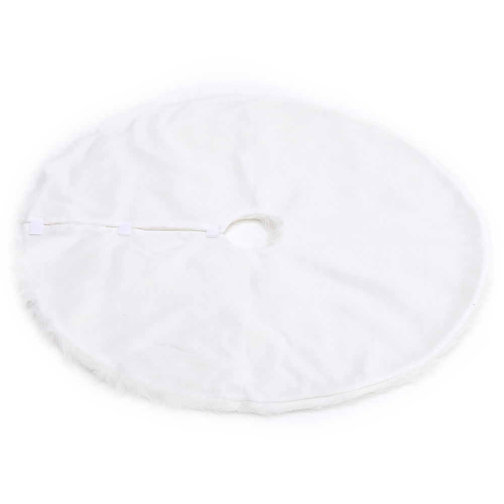 Living and Home Snow White Christmas Tree Skirt 78cm Image 4