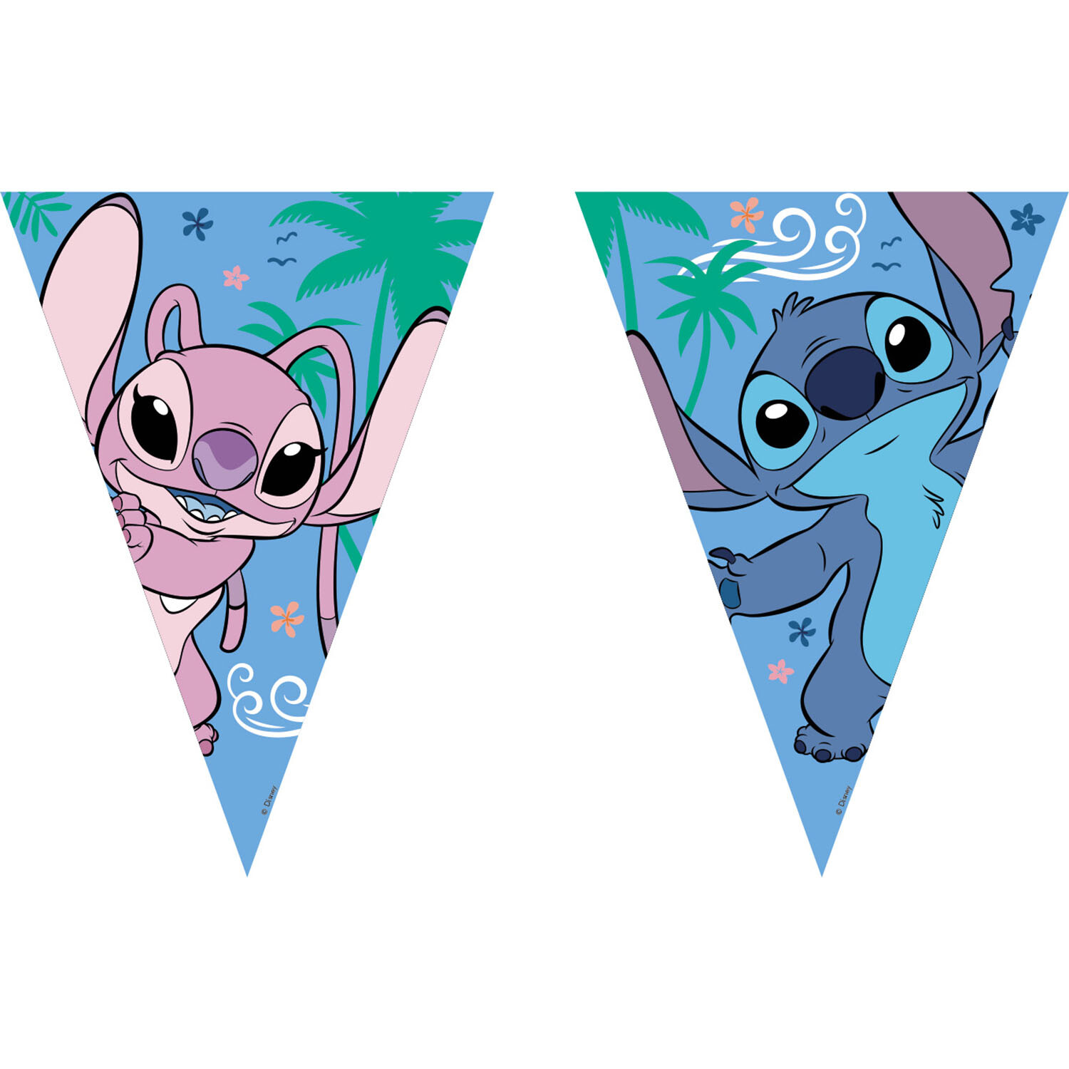 Disney Stitch Paper Flag Banner Image 2