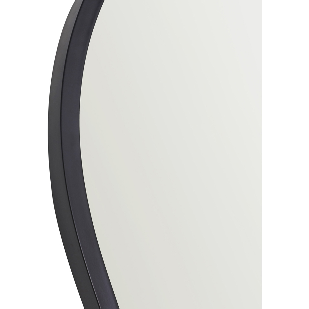 Contemporary Metal Mirror Black Image 5