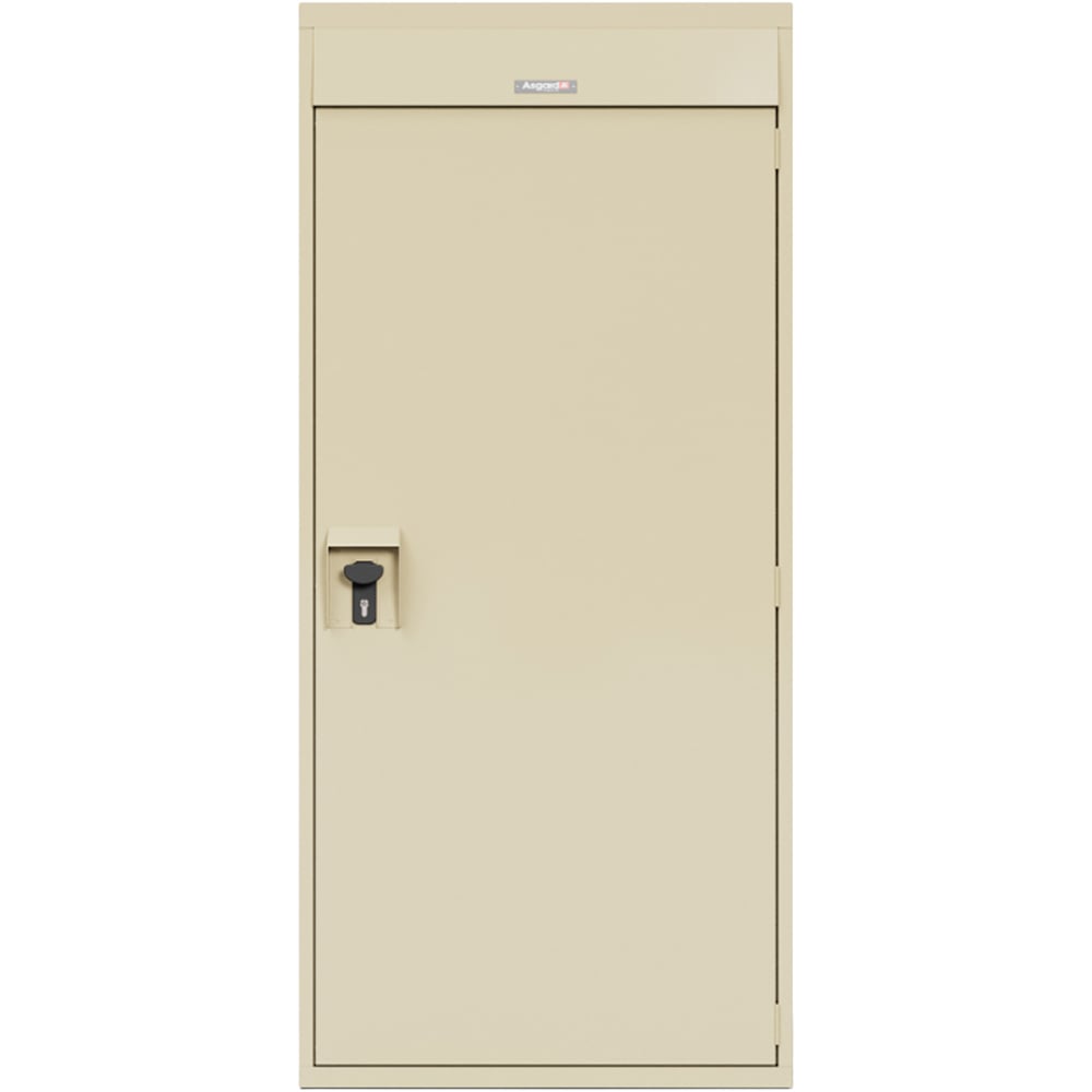 Asgard 2.6 x 3.6ft Cream Vertical Bike Locker Image 3