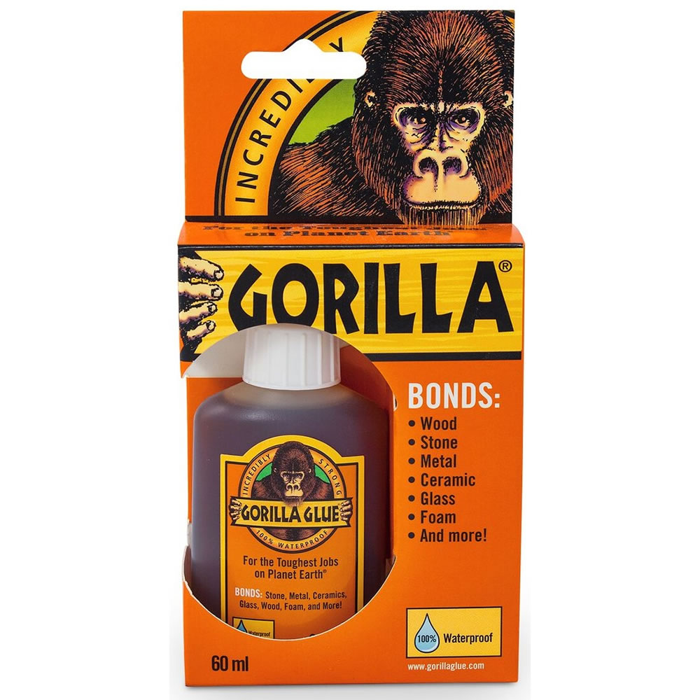 Gorilla Glue Gorilla All Purpose Glue 60ml  - wilko