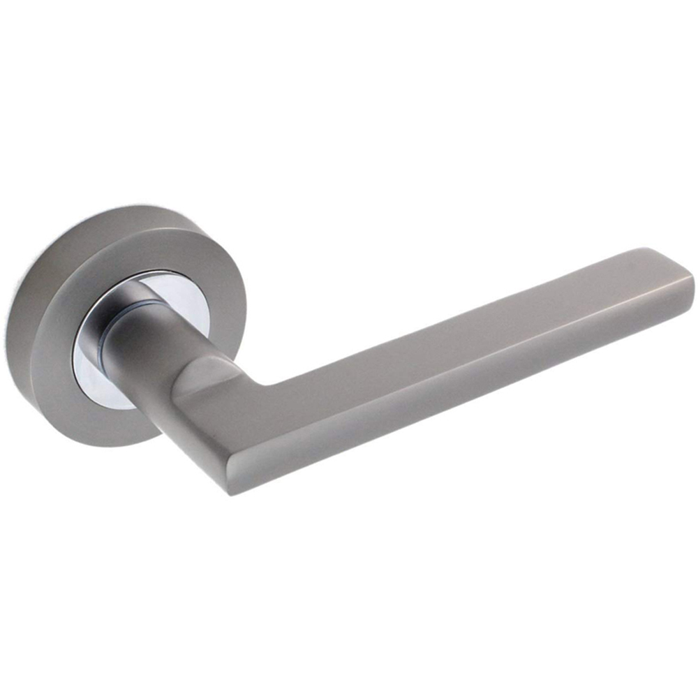 Golden Grace Duo Finish Leon Lever Latch Door Handle Set 5 Pack Image 2