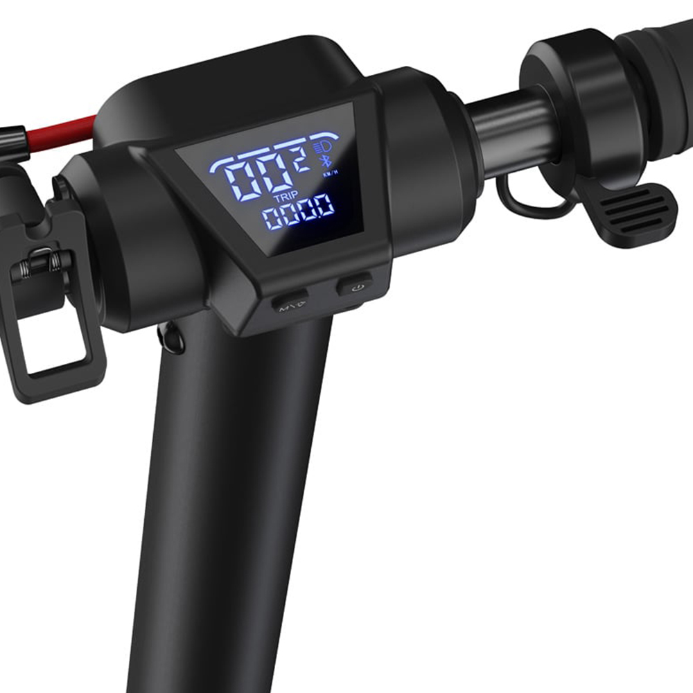 Sharp Black Kick Scooter with Rear Suspension Image 8