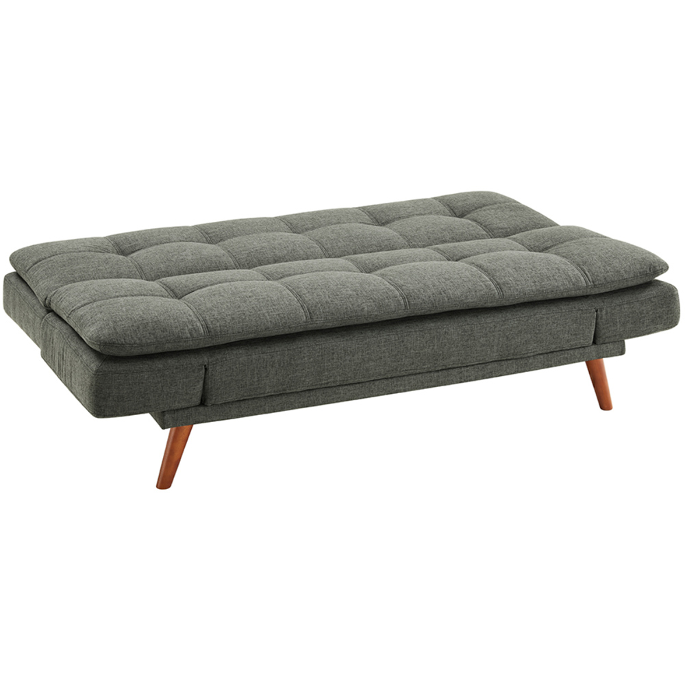 Home Detail Duncan 2 Seater Grey Fabric Sofa Bed Image 3