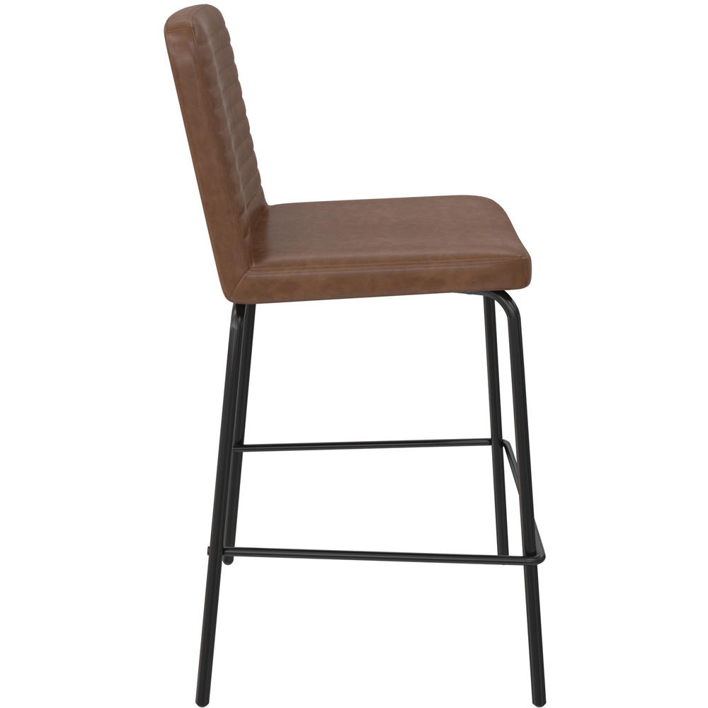 Dorel Corey Camel Faux Leather Counter Stool Image 4